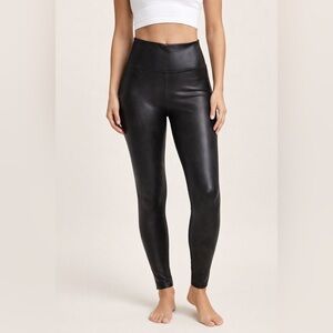 Faux Leather SPANX Black Leggings